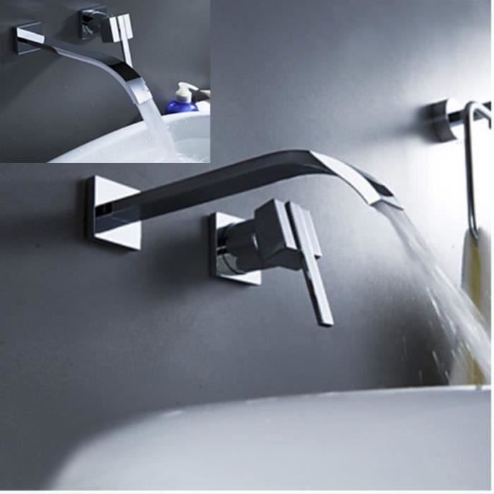 Mei Shitigeur Robinet Shural Lavabo Salle Bain Baignoire Chromage