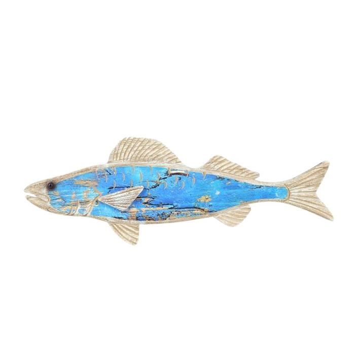 Wallpaper Poisson Neuf En Bois A Suspendre Decoration Murale Bord De Mer Free