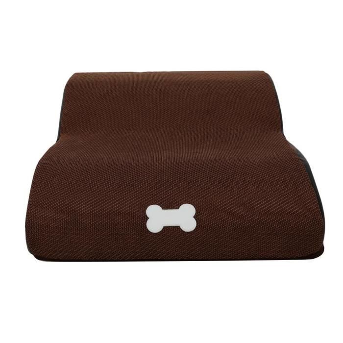 Marche Pour Litière Chat – Rampe Antidérapante, Bac à Double Couche, Facile à Nettoyer 46x30x9cm - 3