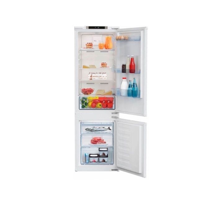 Réfrigérateur Combiné BEKO BCNA254E23SN - Congélateur bas - Intégrable - Blanc Réfrigérateur Combiné BEKO BCNA254E23SN - Congélateur bas - Intégrable - Blanc