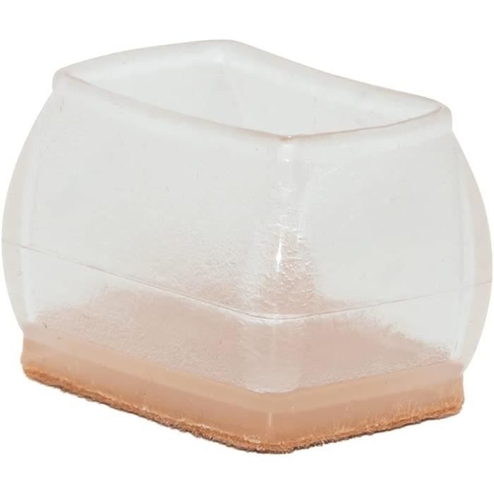 Capuchons De Pieds De Chaise En Silicone - Lot De 16, Gris, Antidérapant, Protection Sol - 10