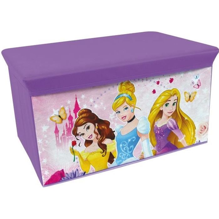 Coffre à Jouets Pliable Disney Princesses - JEMINI - Fille - Violet - A partir de 2 ans