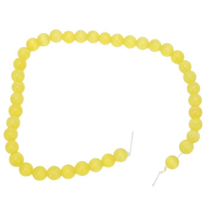 Perles En Pierre Naturelle Verte 6mm - Lot Pour Créer Bijoux DIY : Bracelets, Colliers, Boucles D'oreilles - 3