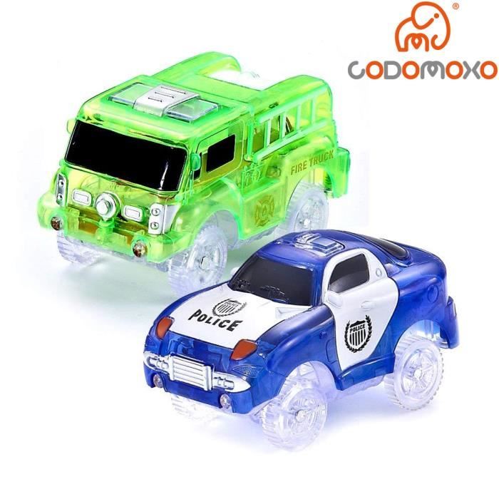 Codomoxo Voitures Lumineuses Pour Magic Tracks Le Circuit Flexible