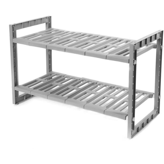Compactor Etagere Sous Evier Extensible 2 Niveaux 50 76 X 30