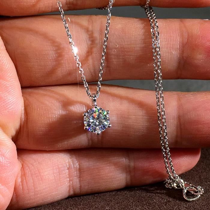 Collier Croix Cristal Avec Glands Et Broches - Argenté, Alliage, Neuf Avec étiquettes, Cadeau Bijou Fantaisie