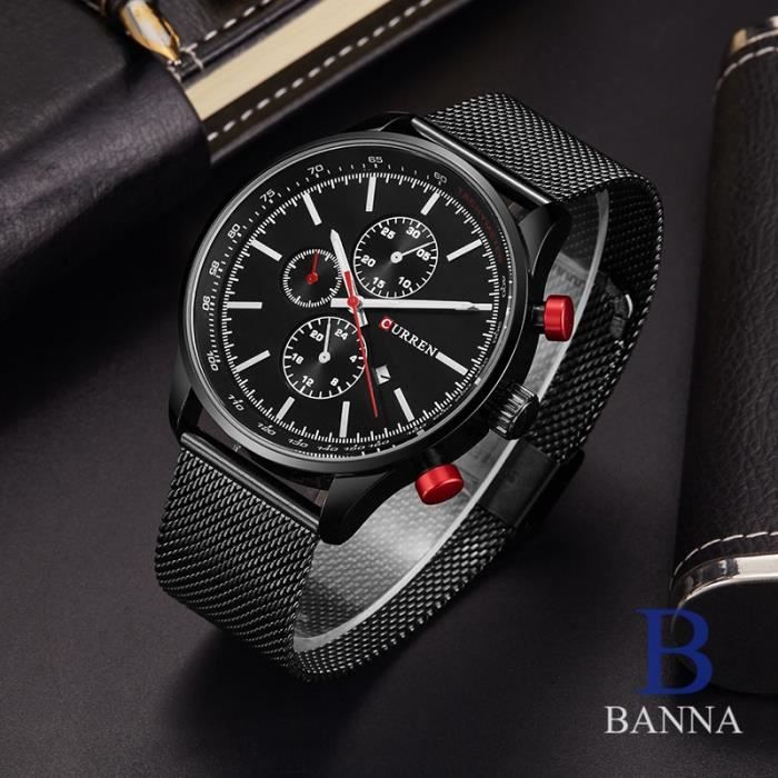 Montres Pour Hommes De Luxe Montre En Acier La Mode Montre Homme