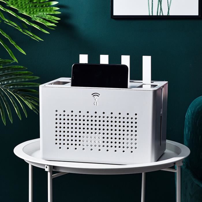 Bote de rangement Support De Stockage Double Couche De Routeur WiFi Bote de rangement Support De Stockage Double Couche De Routeur WiFi
