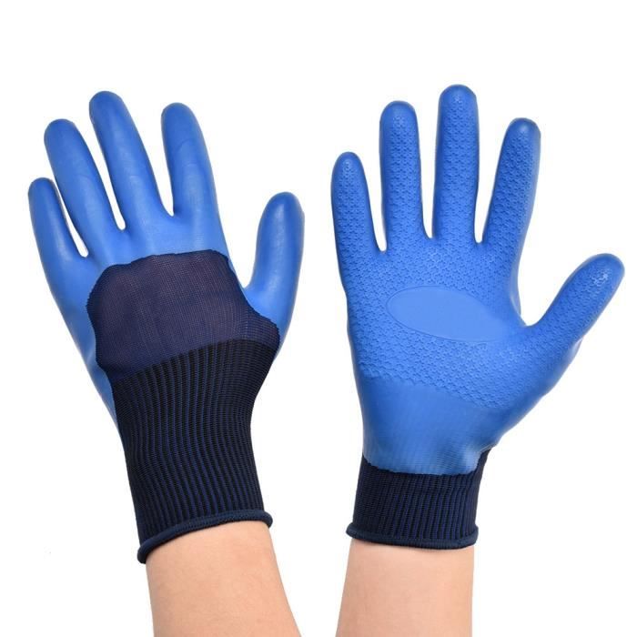 Gants Antidérapants Portwest En Latex - Taille XL - Dos Ouvert Ventilé - Résistance à L'abrasion