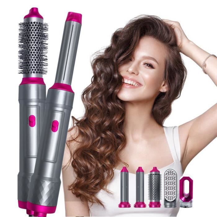 Brosse Soufflante Sèche-Cheveux 5 en 1 Femme Professionnel Peigne à air ...