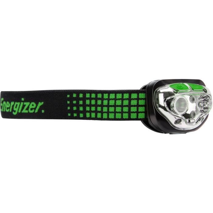 Lampe frontale Ampoule LED Energizer Vision Ultra HD à batterie vert-noir