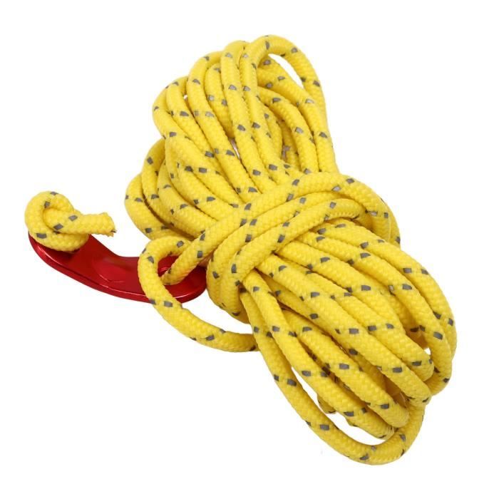 Cordes De Tente Réfléchissantes 4 Mm X 4 M - Avec Tendeurs En Aluminium - Sécurité Et Stabilité Pour Camping