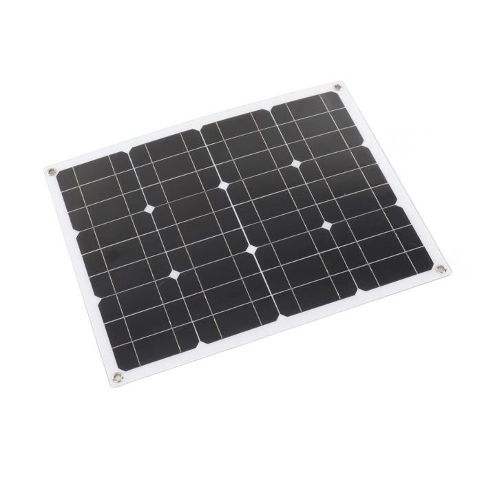 Kit Panneau Solaire 600W Flexible 2x300W Monocristallin 18V Avec Contrôleur 60A - Système PV Portable Pour Maison, Camping Et Voyage