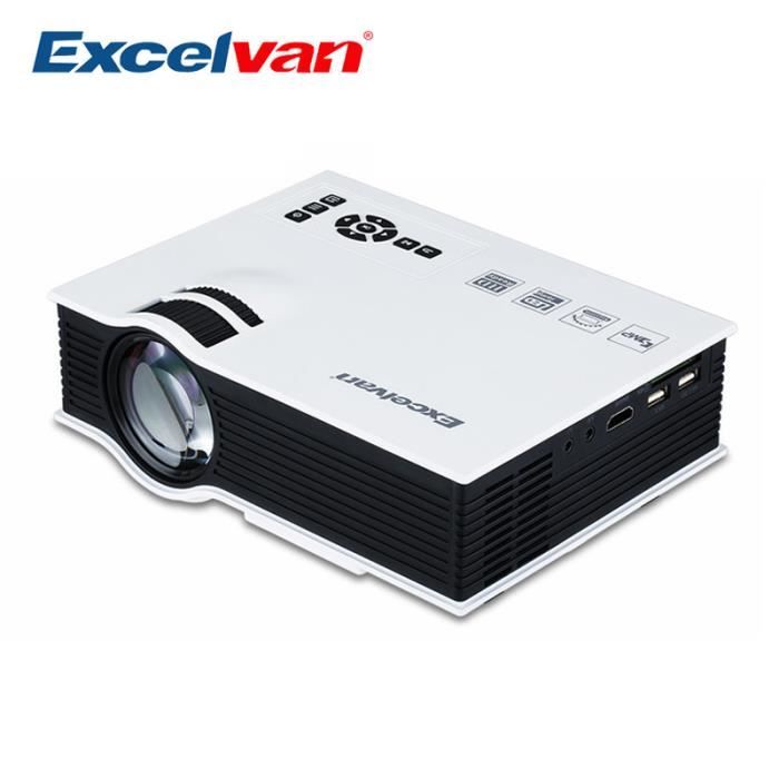 Projecteur LED Portable LCD projecteur Home Cinéma Vidéo Cdiscount TV