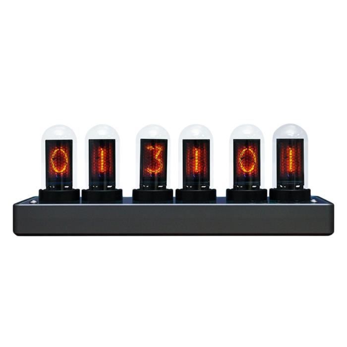 6 Bit Clock Display Rétro IPS RGB Tube Clock 6 Bit Time 5V Photo Display, Glass Domes, IPS ...