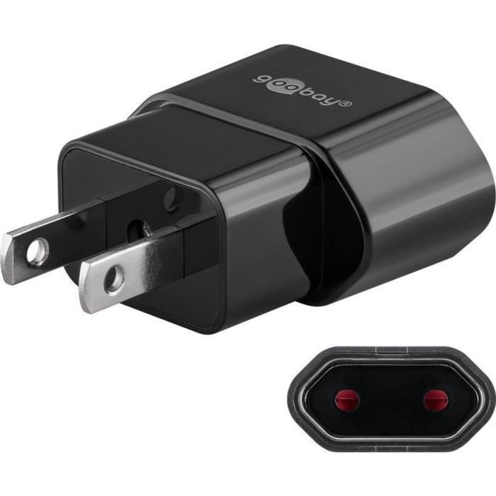Adaptateur De Prise - LENCENT - France Vers UK - 2 Ports USB - 1 Type-C - Ignifuge