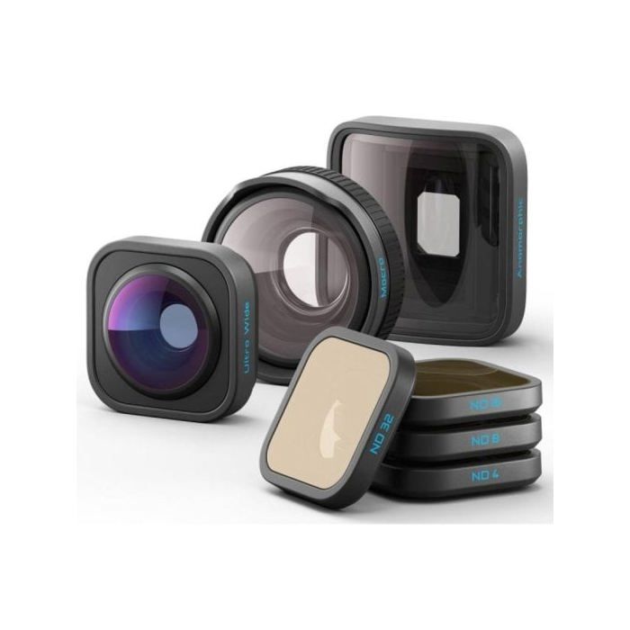 Lot 3 Filtres ND8 ND16 ND32 Pour GoPro Hero 13 Black – Kit Filtre Densité Neutre Objectif Accessoire