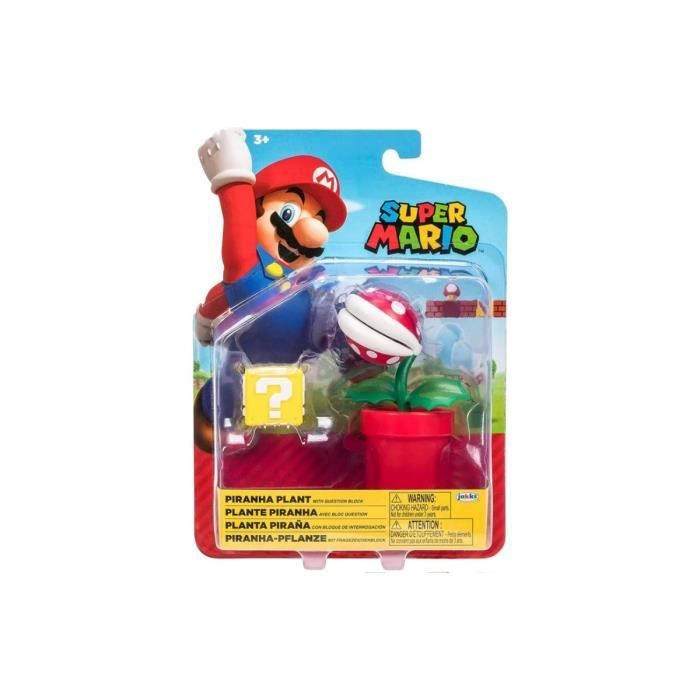 Figurine Super Mario Plante Piranha avec bloc De Question Figurine Articule  Collection 11 Cm Enfant - Cdiscount Jeux - Jouets