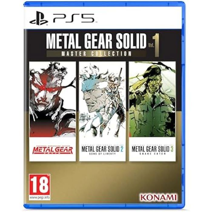 Jeu vidéo - KONAMI - Metal Gear Solid: Master Collection Vol. 1 - Action - PS5 - Blu-Ray Jeu vidéo - KONAMI - Metal Gear Solid: Master Collection Vol. 1 - Action - PS5 - Blu-Ray