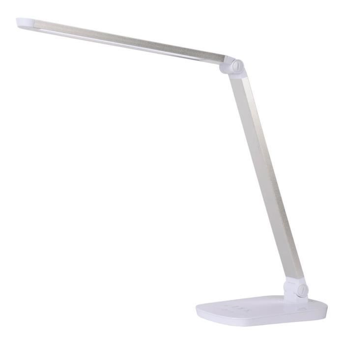 Lampea Lampe De Bureau Design Articulee Blanche Led Malicia