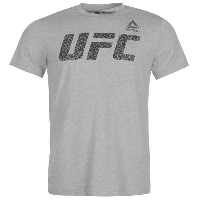 t shirt ufc reebok bordeaux