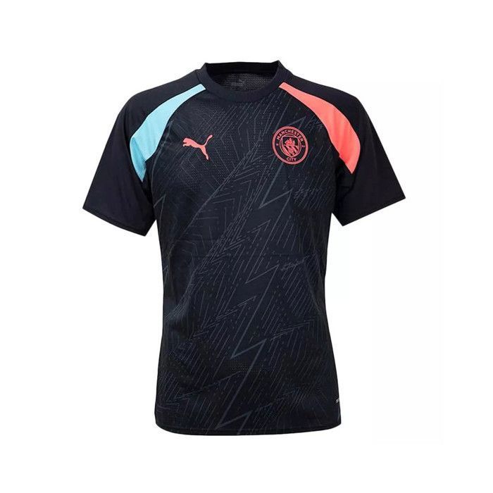 Maillot d'avant-match 2022-2023 de Man City (Rouge) - Enfants