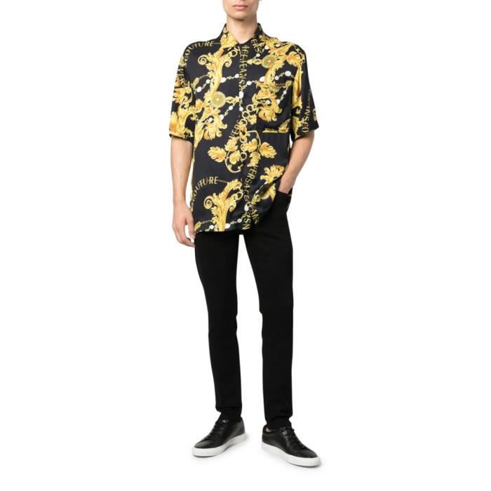 Chemise VERSACE JEANS COUTURE noir 75GAL2RC NS315 G89 Noir