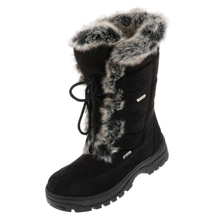 Bottes neige après ski Tapiro noir apres ski l Alpes vertigo