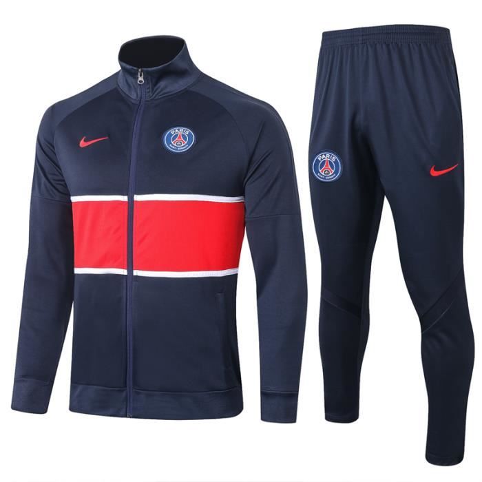 Ensemble Survêtement PSG Paris - Maillot de Foot Enfants Homme 2020-21  Ensemble Survêtement Jogging Vêtements de Football - Cdiscount Sport
