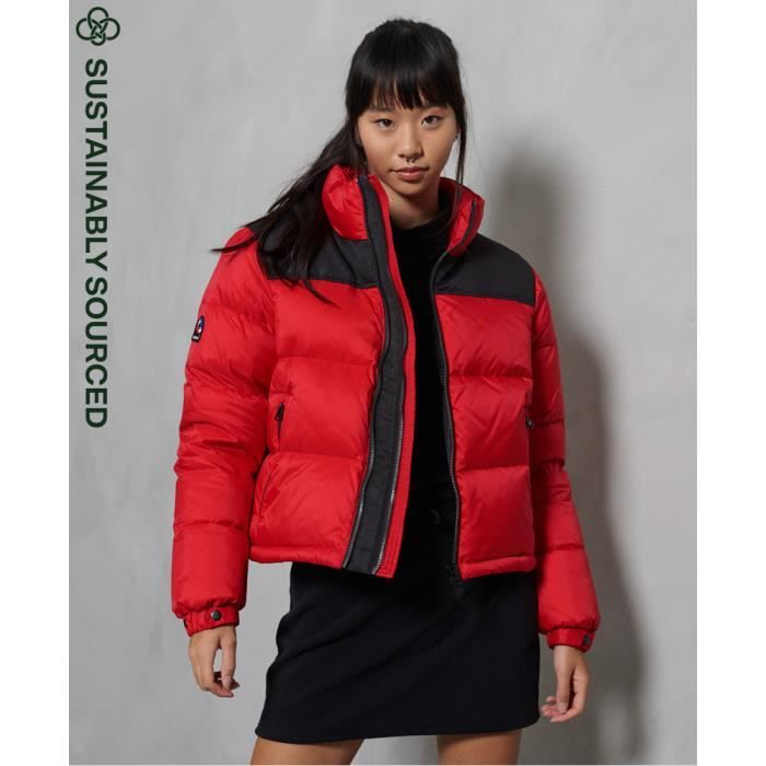 Doudoune femme best sale superdry rouge