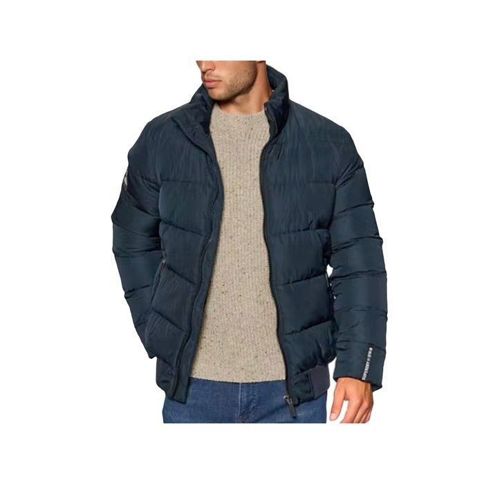 Doudoune superdry sales homme bleu marine