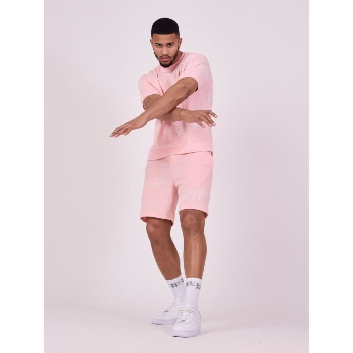 PROJECT X PARIS - Short soft style maille imprimé logo - Homme