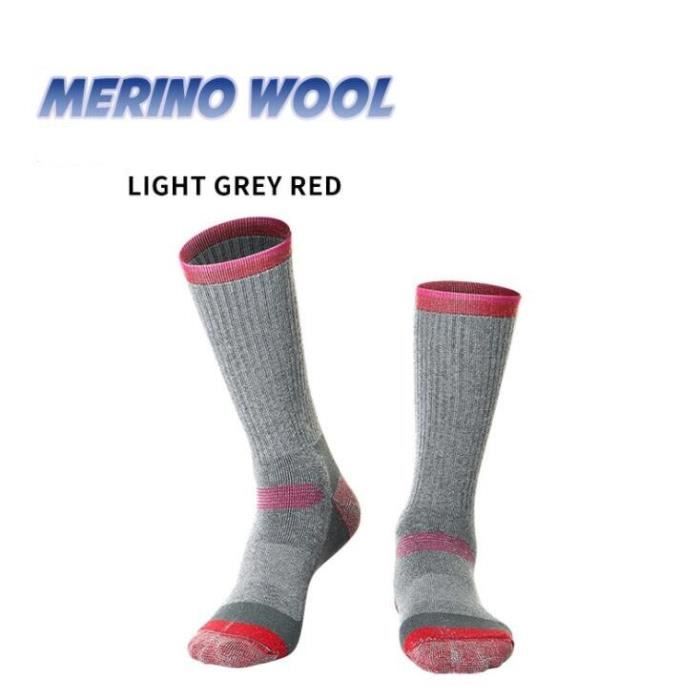 12 Paires De Chaussettes Thermiques Laine Mérinos – Diabétique – Gris – Taille UK 4-7 (EU 37-41)