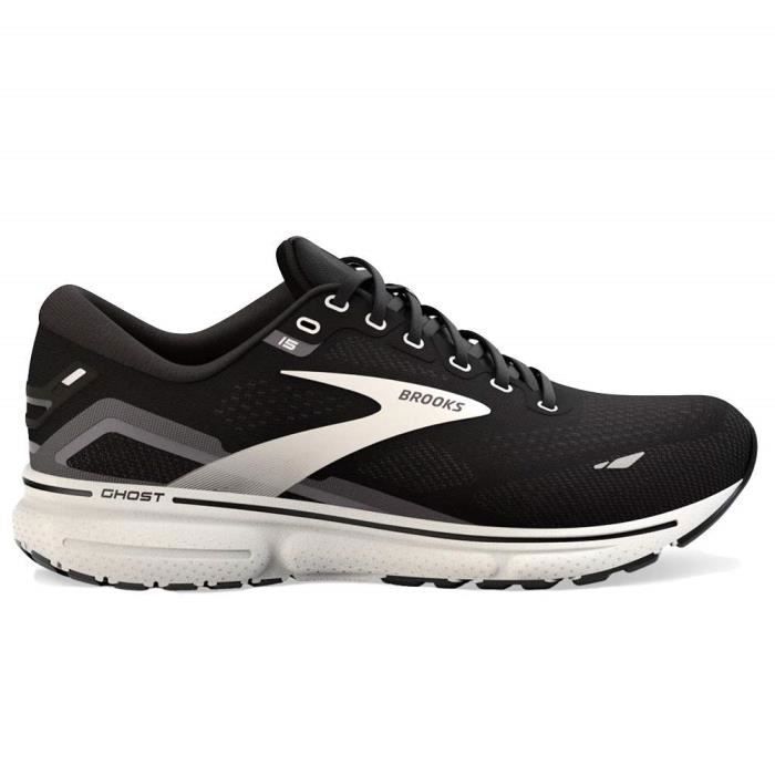 Chaussures de running Brooks Ghost 15 pour Homme Noir Drop 12 mm Gamme Gel Kayano Cdiscount Sport