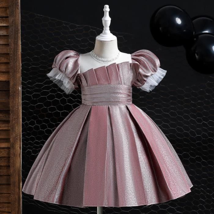 Robe De Noël Pour Bébé Fille – Manches Longues, Tutu, Motifs Festifs, Bleu Royal, Pour Fêtes Et Photos