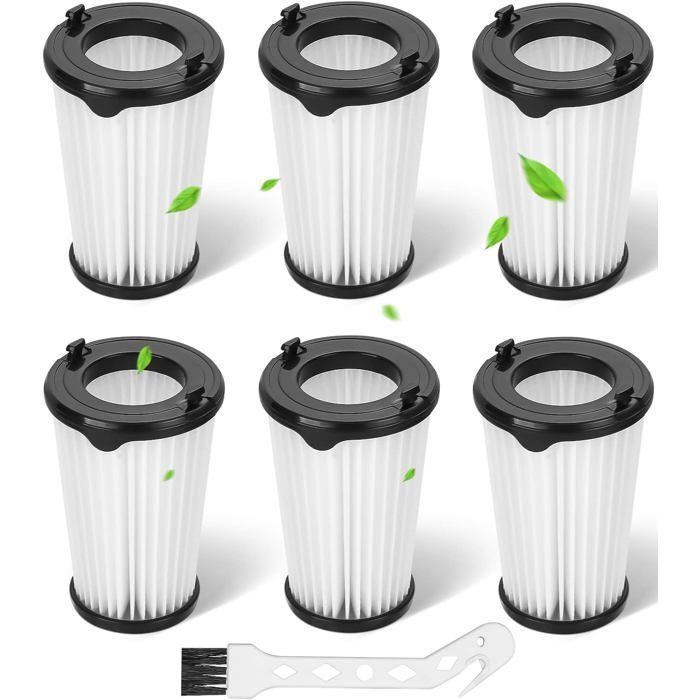Lot De 10 Filtres HEPA + 1 Brosse Pour Aspirateur AEG CX7 CX7-2, Electrolux Ergorapido - Compatible AEF150