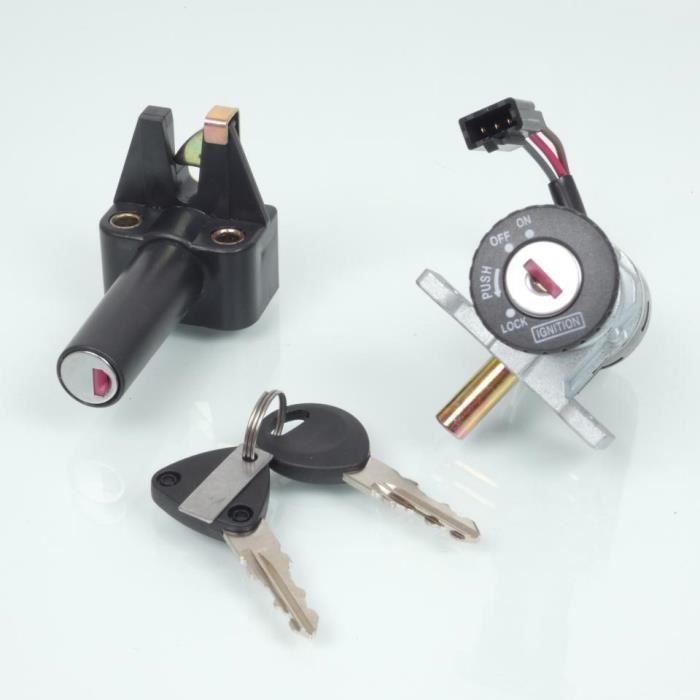 Jeu De Serrures Motoforce Pour Yamaha BWS 50 (1997-2003) - Référence MF03.030 - Neuf