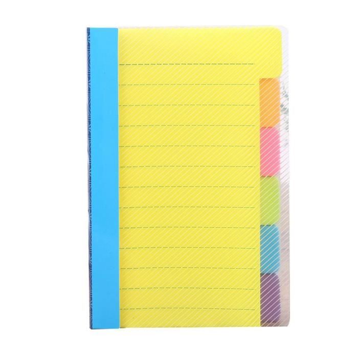 Manuel du cahier Sticky Notes manuscrites PP Material Note Book