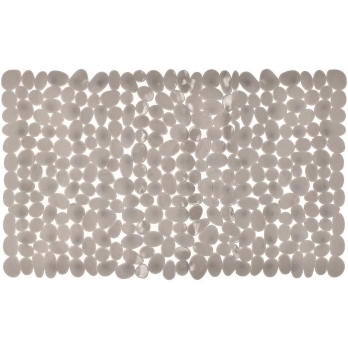 Tapis De Baignoire Antiderapant Confort Motif Galet Fixation