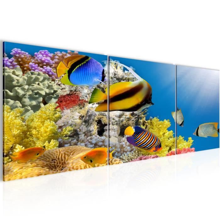 Décor Fond Marin Toile Fond Sous-marin 2,1x1,5m - Décoration Aquarium Et Fête Maritime Décoration Plastique Océan