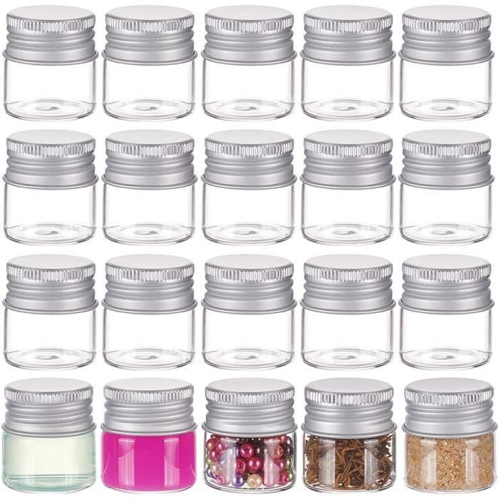 20 Paquet De Contenants Cosmétiques Vides En Verre De 10 Ml-0.34 Oz ...