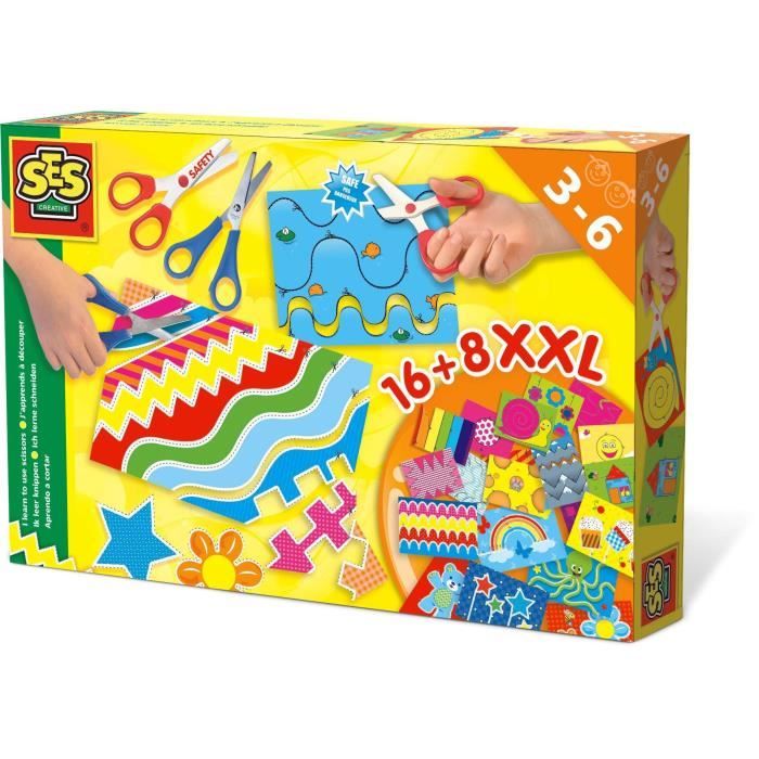 Ses - 14828 - Loisirs Créatifs - J'apprends À Découper Super Set XXL