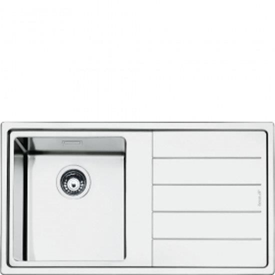 Evier Encastrable Flat 1 Cuve Geante Profondeur 20 Cm A Parois