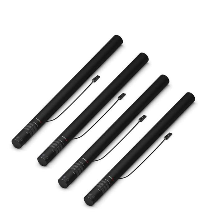 NyxSeat Lot De 4 Canons à Confettis Gender Reveal Biodégradables - Pour