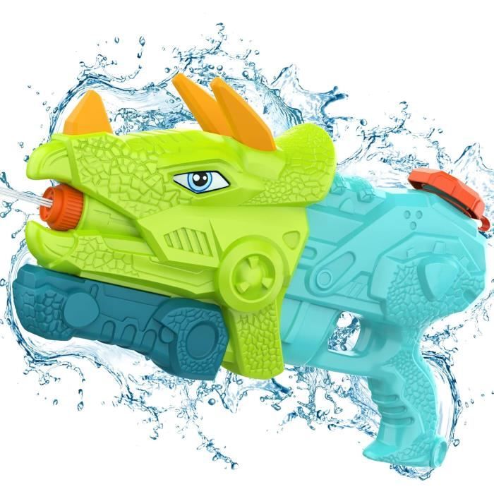 Jeu De 3 Mini Pistolets à Eau - AMOUNE - Dauphin Dessin Animé - 150 Ml