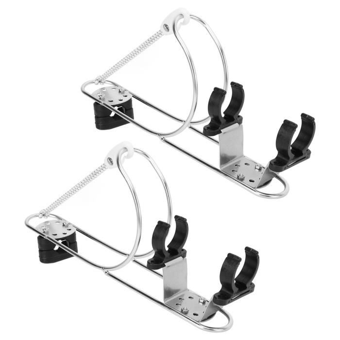 Support Bouée De Sauvetage Bateau – Fer à Cheval Acier Inoxydable, Pour Rail 22 Ou 25 Mm, Facile à Poser