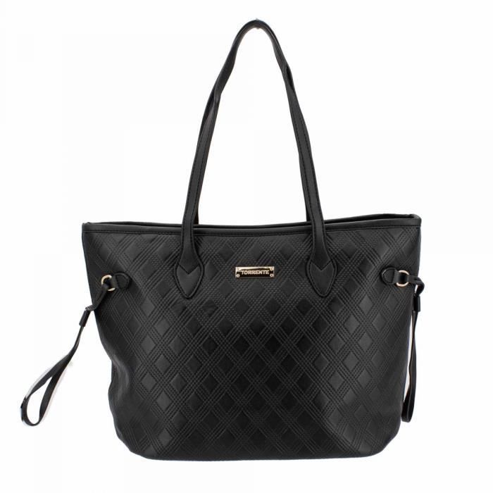 Sac a main gm tos22 067 noir Femme TORRENTE Achat Vente Sac a