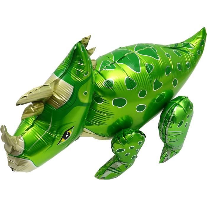 Ballons Dinosaure 3D - Lot De 8 Ballons Géants Pour Fête D'anniversaire Thème Jungle - Aluminium Hélium Ou Air - 11