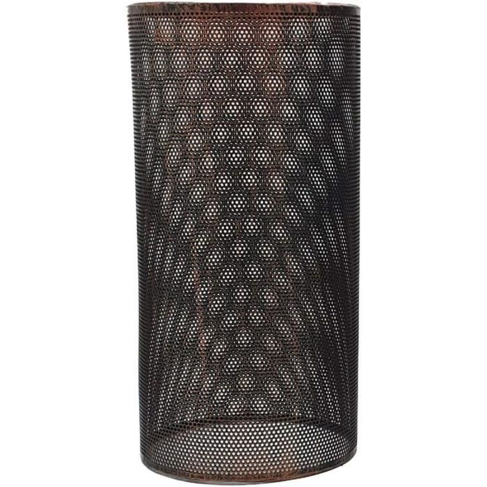Opviq Lustre En Forme De Cage En Métal Avec Abat-jour E27 Moderne Rétro Pour Salle à Manger