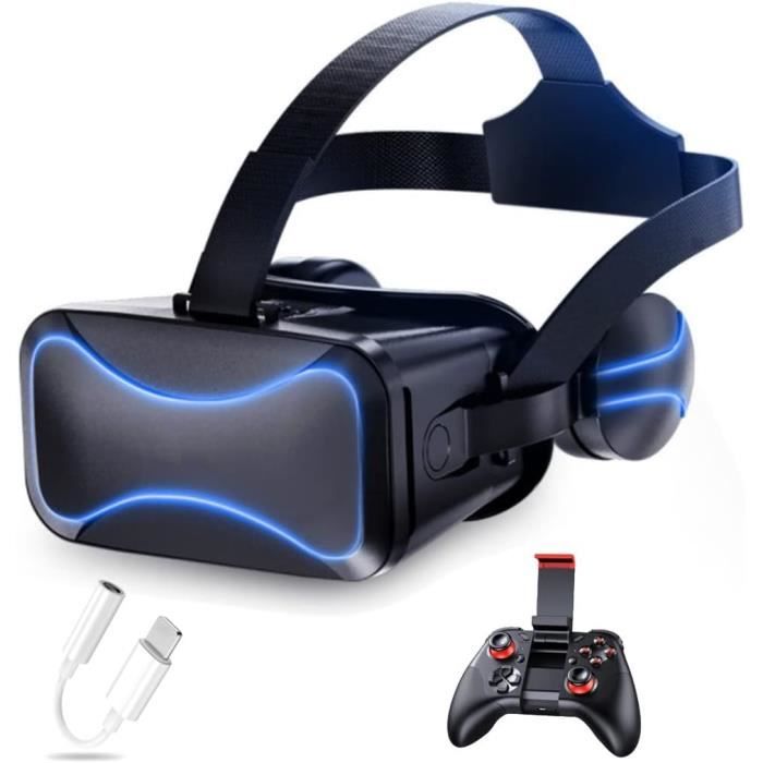 Casque Réalité Virtuelle VR Pour Smartphone - Champ De Vision 110°, Compatible 5,5" à 6,7", Avec Manette - 8
